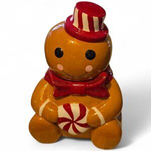 Gingerbread Man Cookie Jar by Peppermint & Pine